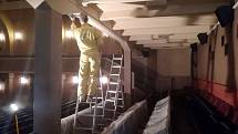Dočasné uzavření využili v nymburském kině Sokol k potřebným opravám.