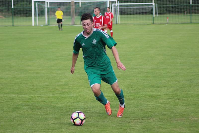 Fotbalisté Semic schytali od Velimi sedmibrankový debakl