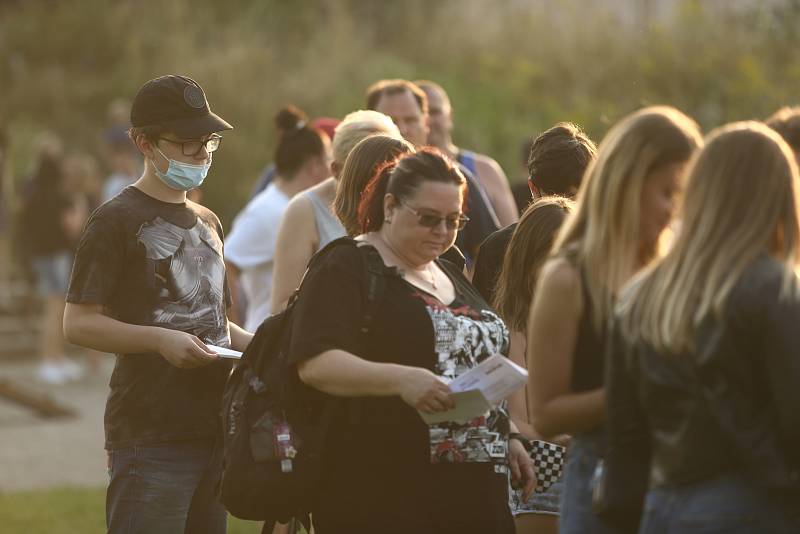 Koncert Kabátu v Nymburce v sobotu 24. července 2021.