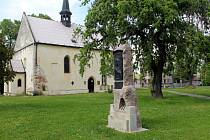 Místo bývalého hřbitova na takzvaném Svatojiřském předměstí v Nymburce.