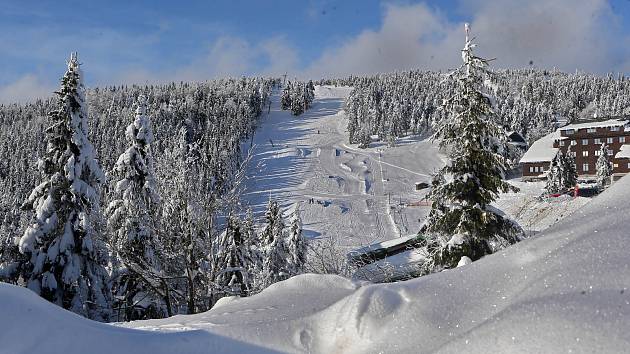 Parádní zima v okolí Červenohorského sedla v Jeseníkách - 31. 1. 2019