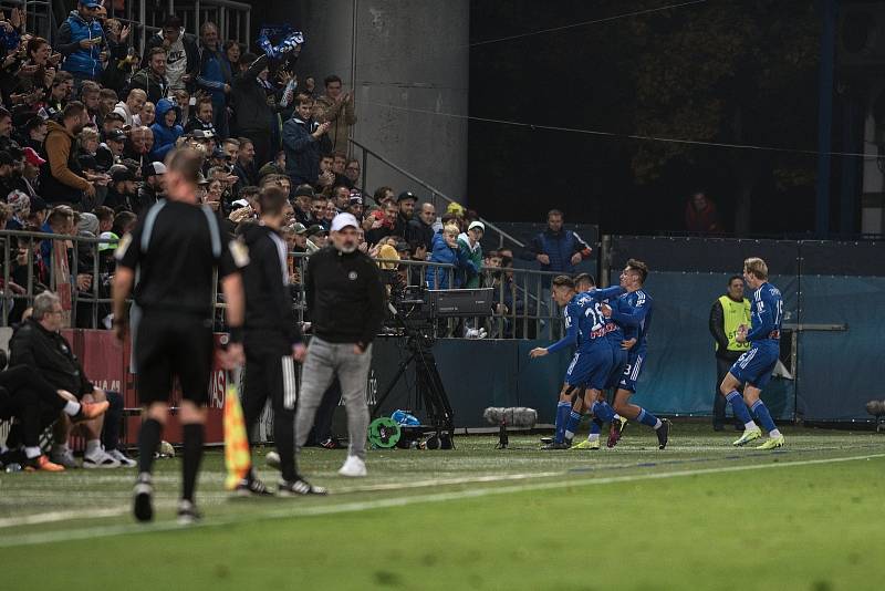 SK Sigma Olomouc - SK Slavia Praha 2:0, Jindřich Trpišovský, radost