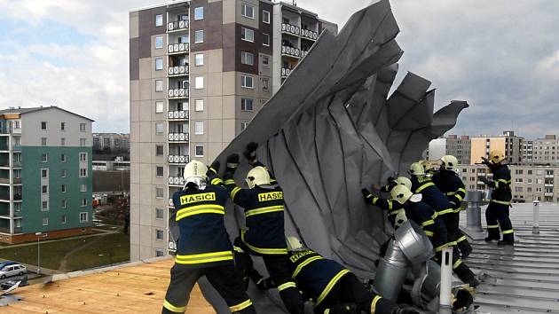 Řádění vichřice na Olomoucku.