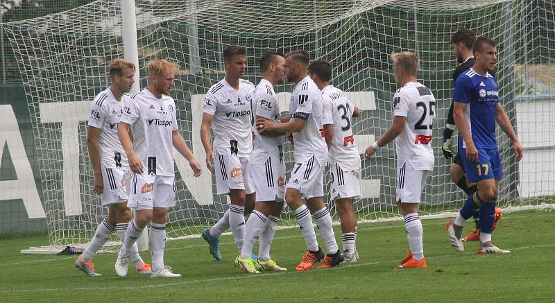 Fotografie z přípravného zápasu mezi celky SK Sigma Olomouc a FC Vysočina Jihlava