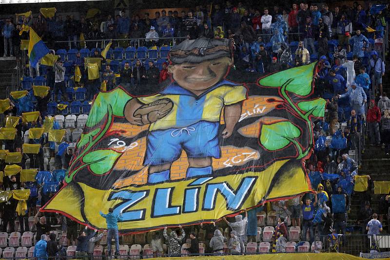 Zápas Evropské ligy FC FASTAV Zlín - FC Sheriff Tiraspol na Andrově stadionu v Olomouci