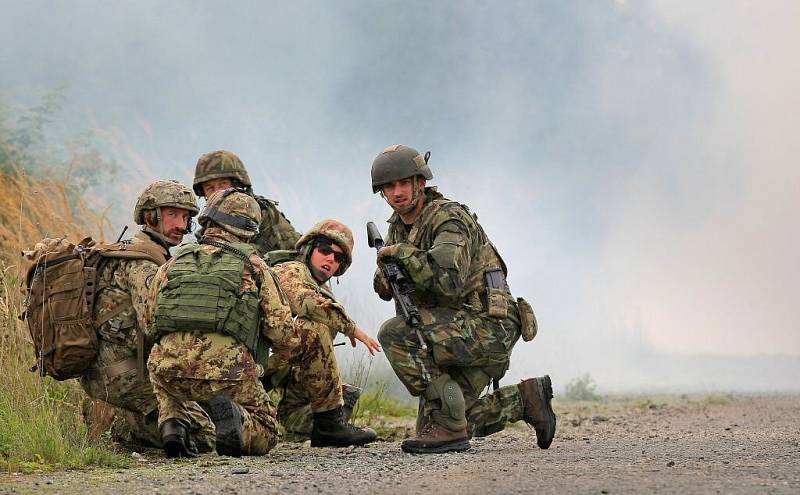 Cvičení vojsk NATO Ramstein Rover 2013 na Libavé