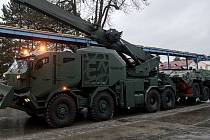 Vyprošťovací vozidlo Treva-30 z dílen výrobce armádní techniky Excalibur Army, 9. ledna 2023, Šternberk
