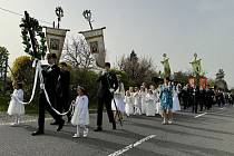 Součástí Droždínských hodů je tradiční velikonoční průvod, 31. března 2024