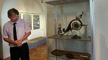 Miroslav Petřík na výstavě o historii komunálních služeb v olomouckém Vlastivědném muzeu v roce 2014
