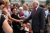 V Uničově pobyl i prezident Václav Klaus.