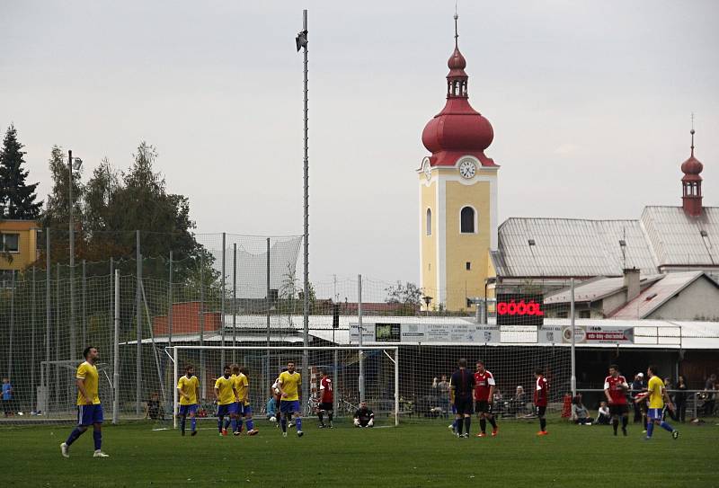 Bohuňovice (ve žlutém) porazily Paseku 6:1.