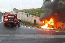 Tragická nehoda u dálničního exitu u Nedvězí, 2. června 2022