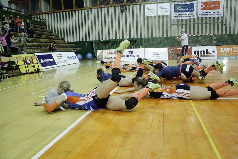 Olomoucké volejbalistky zvítězily v pátém zápase semifinále nad Ostravou 3:0 a postoupily do finále