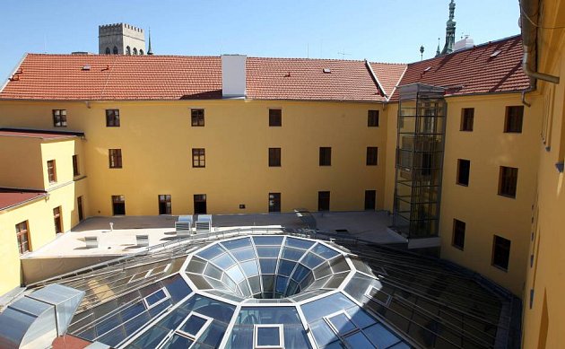 Rekonstruovaný Salmův palác v Olomouci
