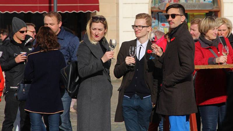 Svatomartinské trhy na Horním náměstí v Olomouci