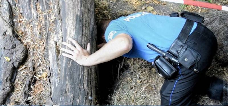 Hasiči, záchranáři a policie zasahují u pádu dítěte do díry v olomouckých Smetanových sadech 