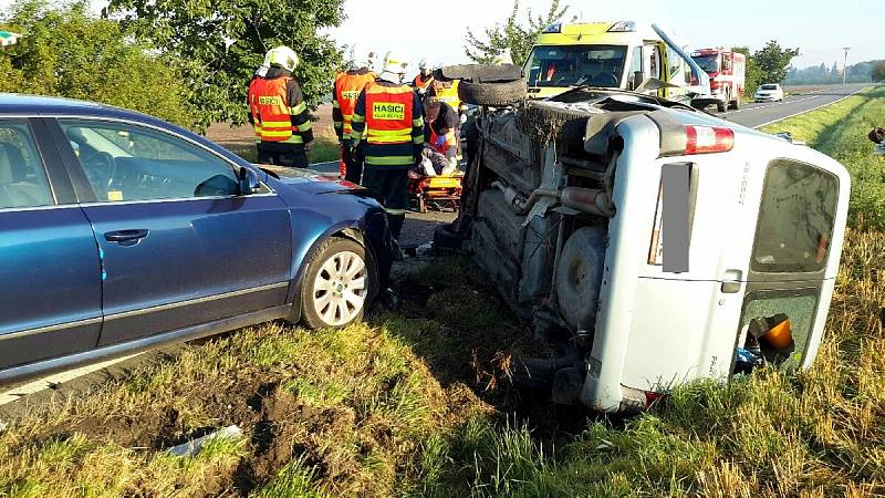 Nehoda mezi Samotiškami a Droždínem, 21. 8. 2020