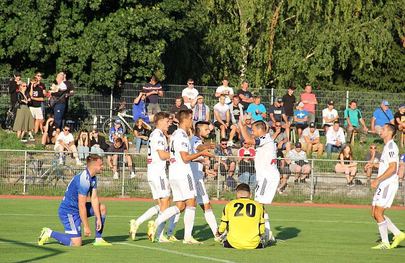 Olomoucká Sigma vyhrála ve 2. kole domácího poháru MOL Cupu v Uničově 4:2. radost, oslava