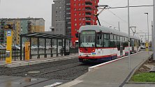 První den provozu nové tramvajové trati přes Nové Sady, úterý 1. listopadu 2022
