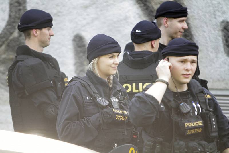 Policie před finále českého poháru