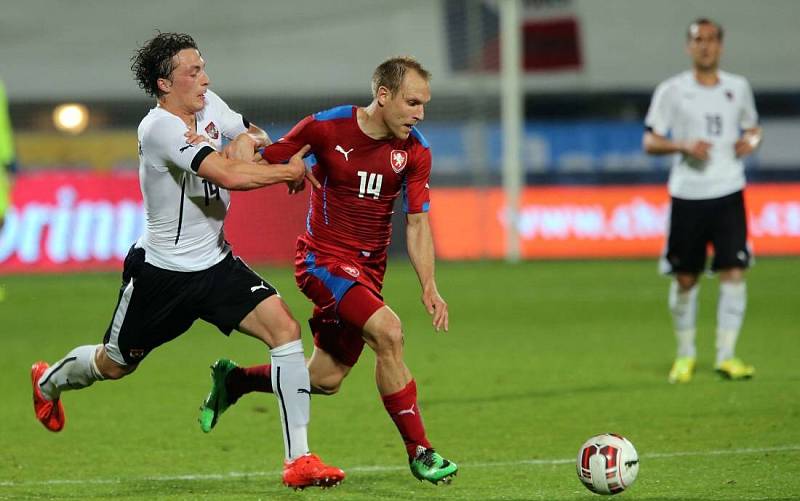 Přátelák Česko - Rakousko na Andrově stadionu v Olomouci