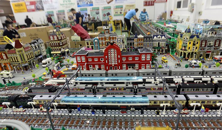 Výstava sběratelů a stavitelů LEGO kostiček v Olomouci