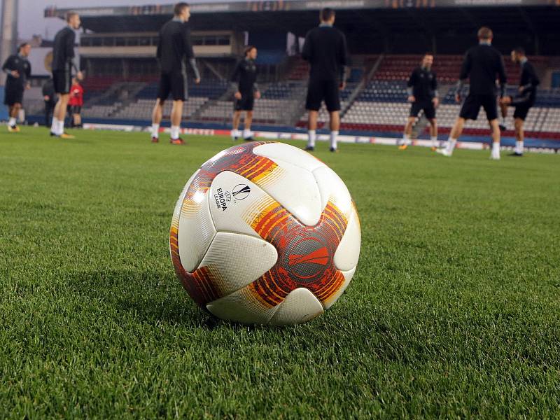 Trénink FC Kodaň na Andrově stadionu v Olomouci