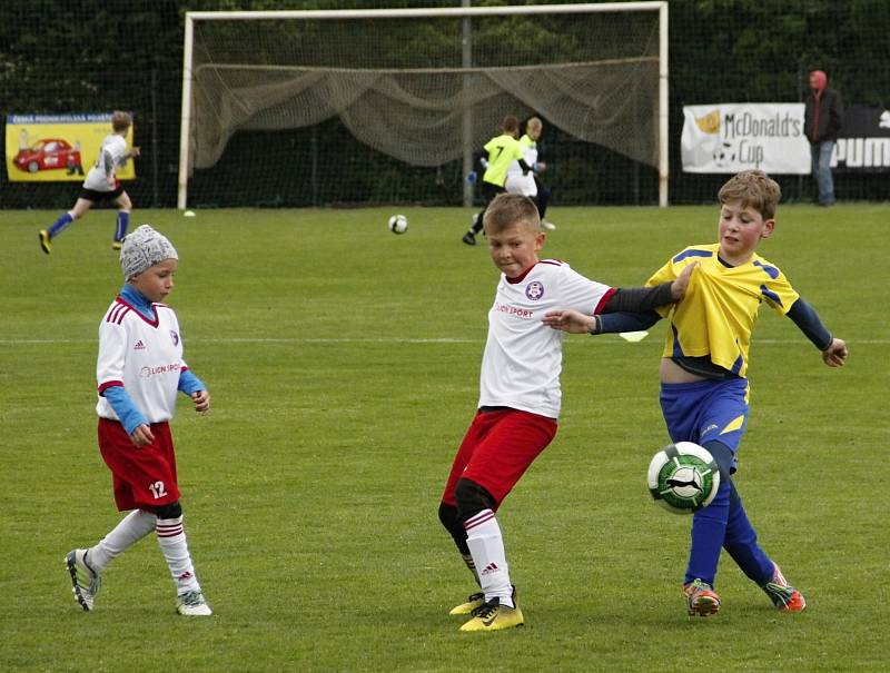 Fotbalový areál Sigmy Olomouc hostil krajské finále McDonald's Cupu.