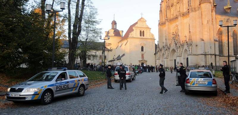 Veřejný protest proti stavbě Šantovka Tower v Olomouci