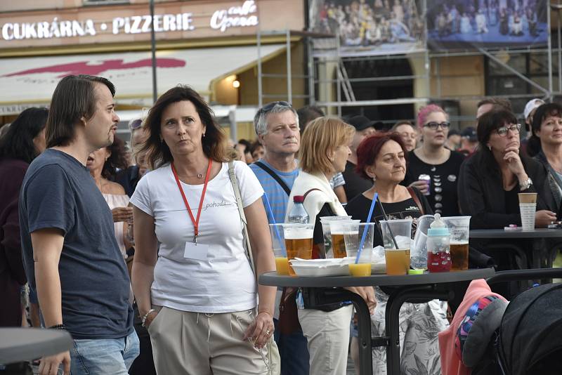 Pohoda u Trojice na Horním náměstí v Olomouci, 9. 7. 2021