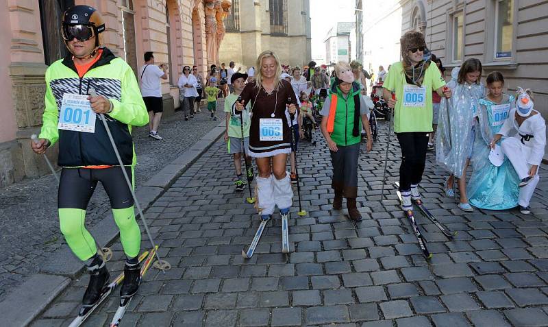 Recesistický Půlvánoční běh v Olomouci s charitativním rozměrem