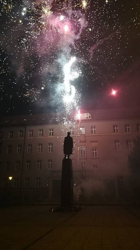 Lampionový pochod a ohňostroj na oslavu 28. října