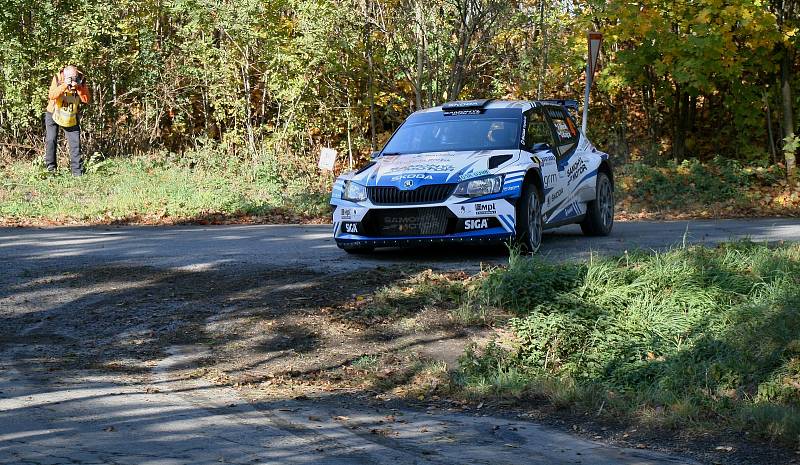 Rally Morava se jela v okolí Šternberku. Adam Březík