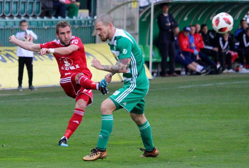 Čtvrtfinále poháru MOL Cup. Bohemians Praha 1905 - Sigma Olomouc