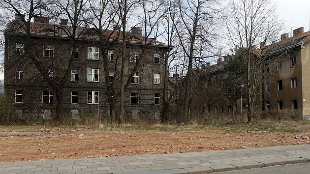 Bývalé romské ghetto ve Škodově ulici v Přerově