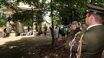 Pieta ke 100. výročí vypuknutí 1. světové války na vojenském hřbitově v olomoucké části Černovír, kde jsou pohřběny ostatky vojáků 13 národností ze všech koutů rakouské monarchie