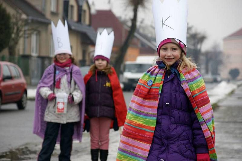 Tříkráloví koledníci a kolednice v Olomouci 