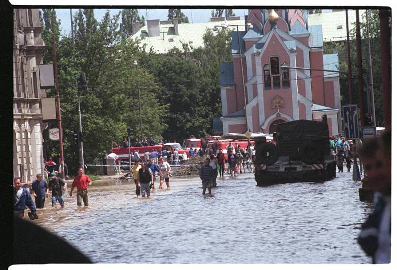 Olomouc, Komenského ulice, 9. července 1997