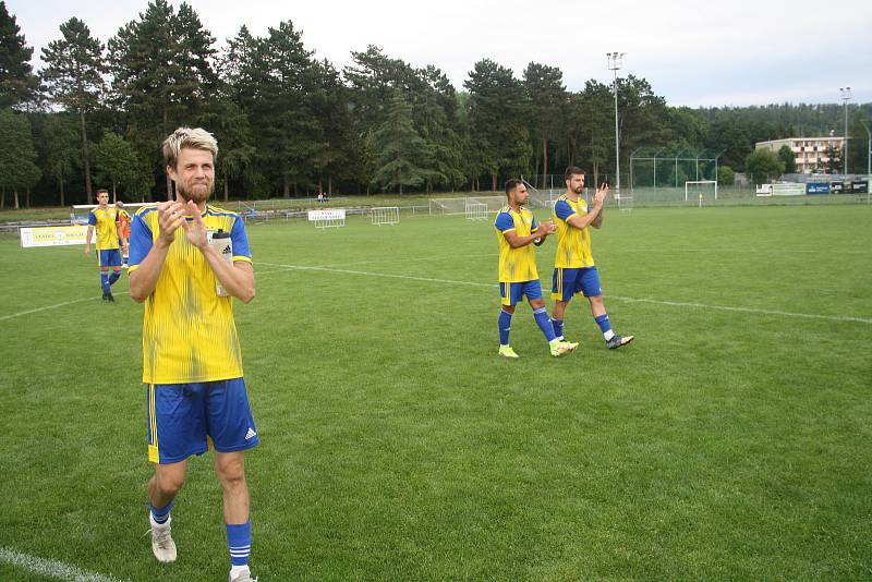 Fotografie z utkání 1. kola divize E mezi celky FK Šternberk a 1. HFK Olomouc