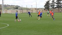 Fotbalisté Sigmy Olomouc trénovali na Maltě. Pablo Gonzalez, Jiří Spáčil, Radim Breite, Jakub Matoušek, Michal Vepřek