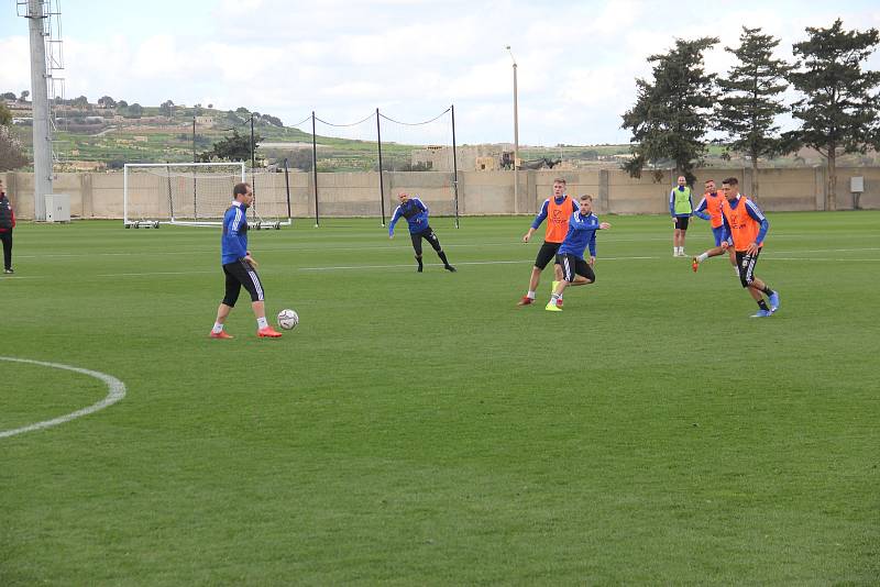 Fotbalisté Sigmy Olomouc trénovali na Maltě. Pablo Gonzalez, Jiří Spáčil, Radim Breite, Jakub Matoušek, Michal Vepřek