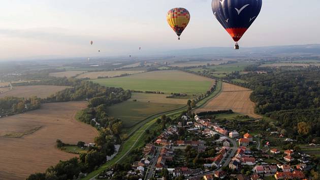 Balónová fiesta – balony nad Olomoucí.
