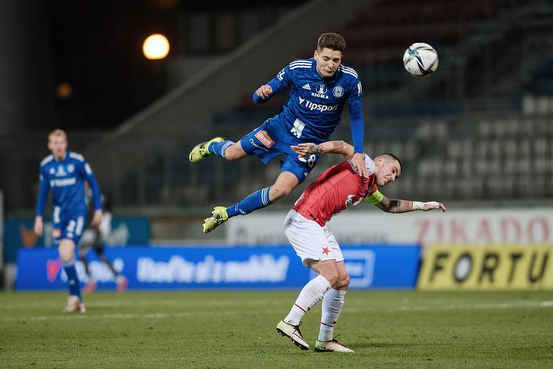 SK Sigma Olomouc - SK Slavia Praha 0:1 (0:0). Jiří Spáčil, Nicolae Stanciu