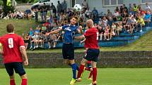 MOL Cup: Viktorie Přerov (v modrém) proti HFK Olomouc