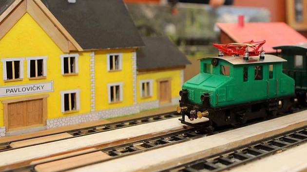 Modelová železnice stavěná studenty Střední školy technické a obchodní v Olomouci