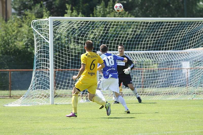 Uničov (v modrém) vs. Znojmo