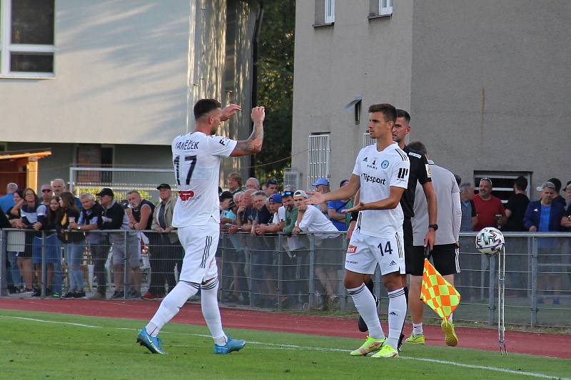 Olomoucká Sigma vyhrála ve 2. kole domácího poháru MOL Cupu v Uničově 4:2.  David Vaněček, Antonín Růsek