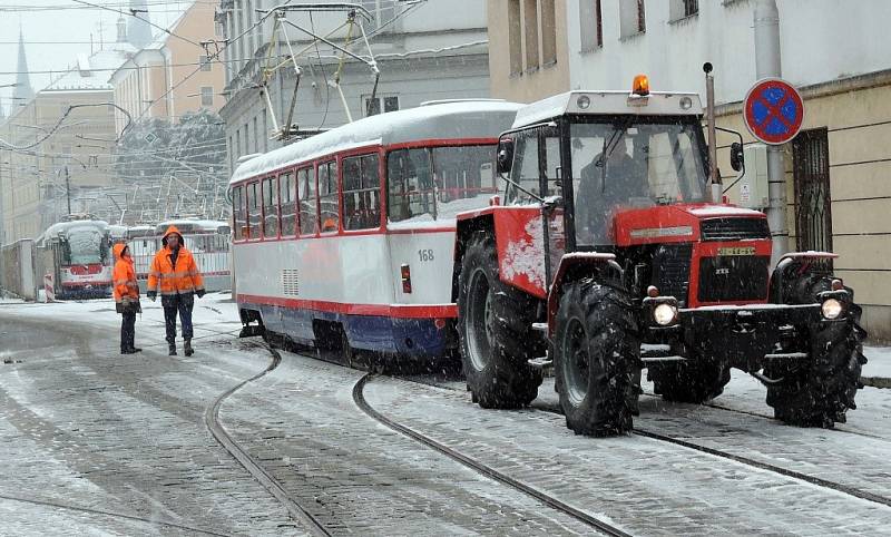 Ledová kalamita v Olomouci - 2. prosince 2014