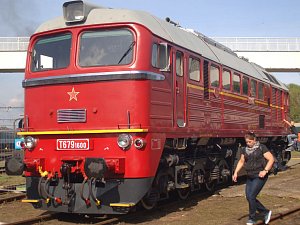 Motorová lokomotiva řady 781 přezdívaná Sergej. Ilustrační foto
