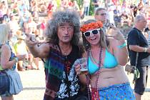Festival Hanácké Woodstock nabídl bigbít i pivo.